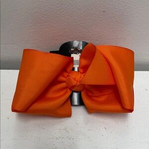 Vibrant Orange Hair Bow